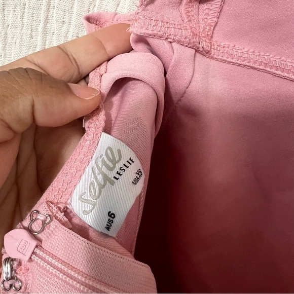 Selfie Leslie Blush Ruffle Sleeve Dress size XS - Picture 6 of 10